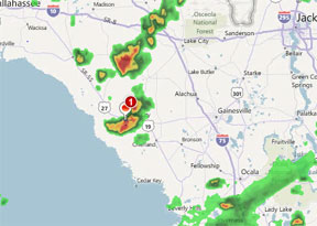 Dixie County Little League Radar Map